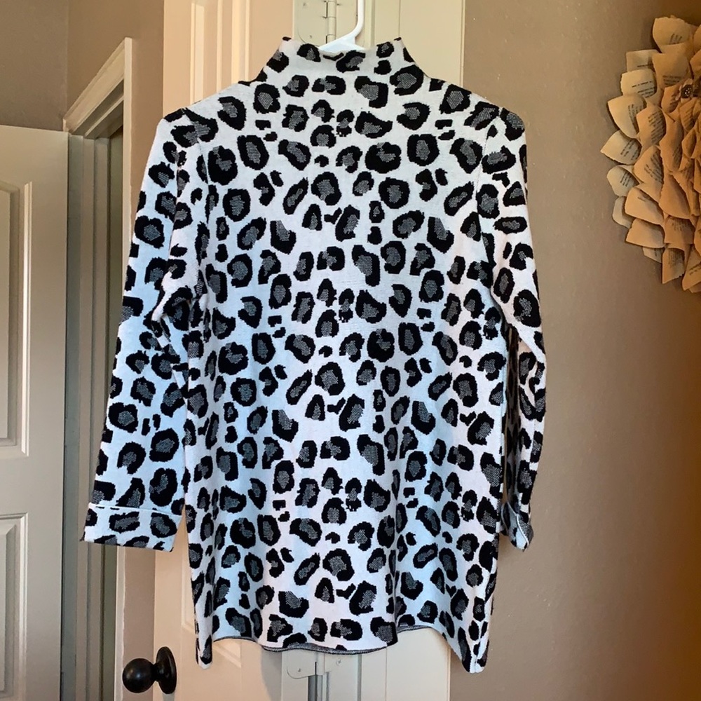 EUC leopard sweater tunic